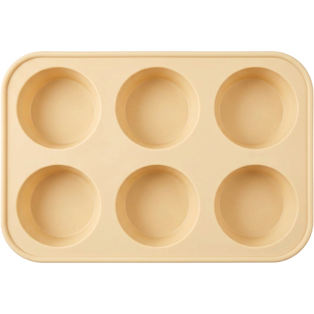 Jmwvd Silicone Mini Round Cake Mold Cream 6 Cavity
