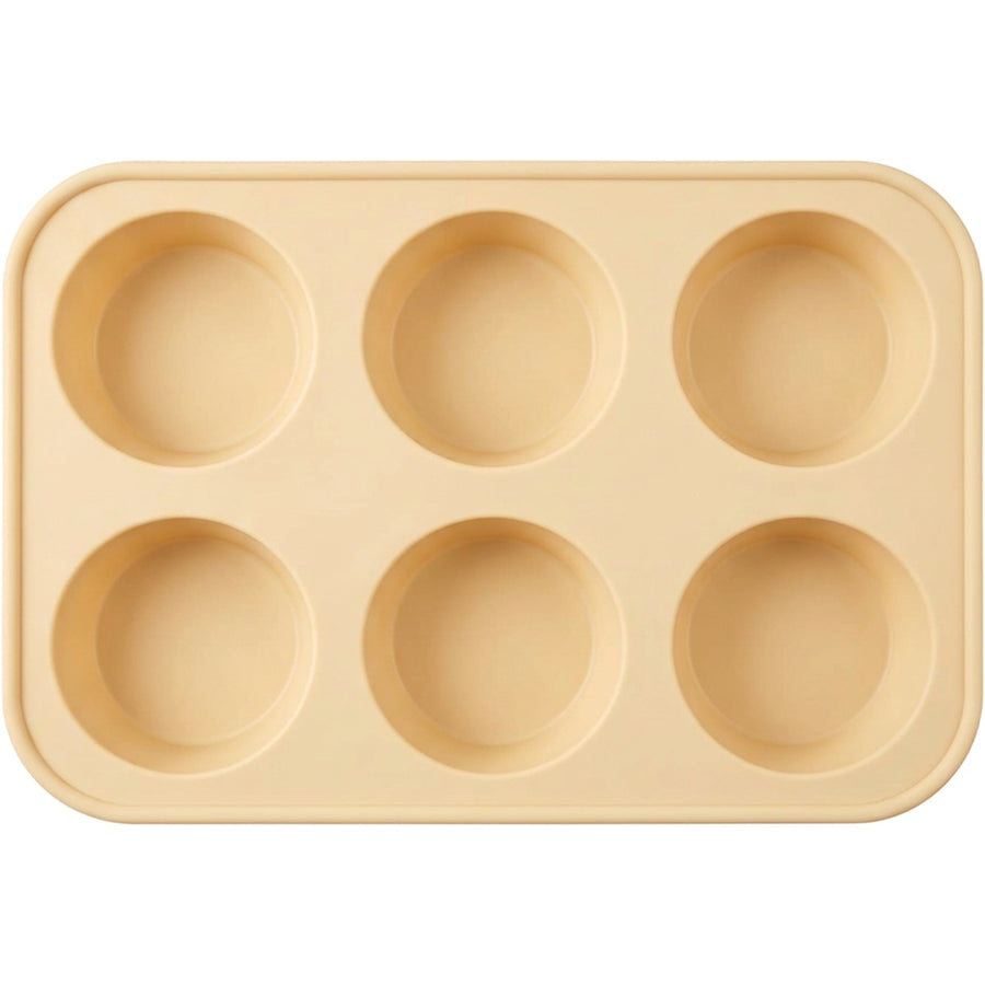Jmwvd Silicone Mini Round Cake Mold Cream 6 Cavity