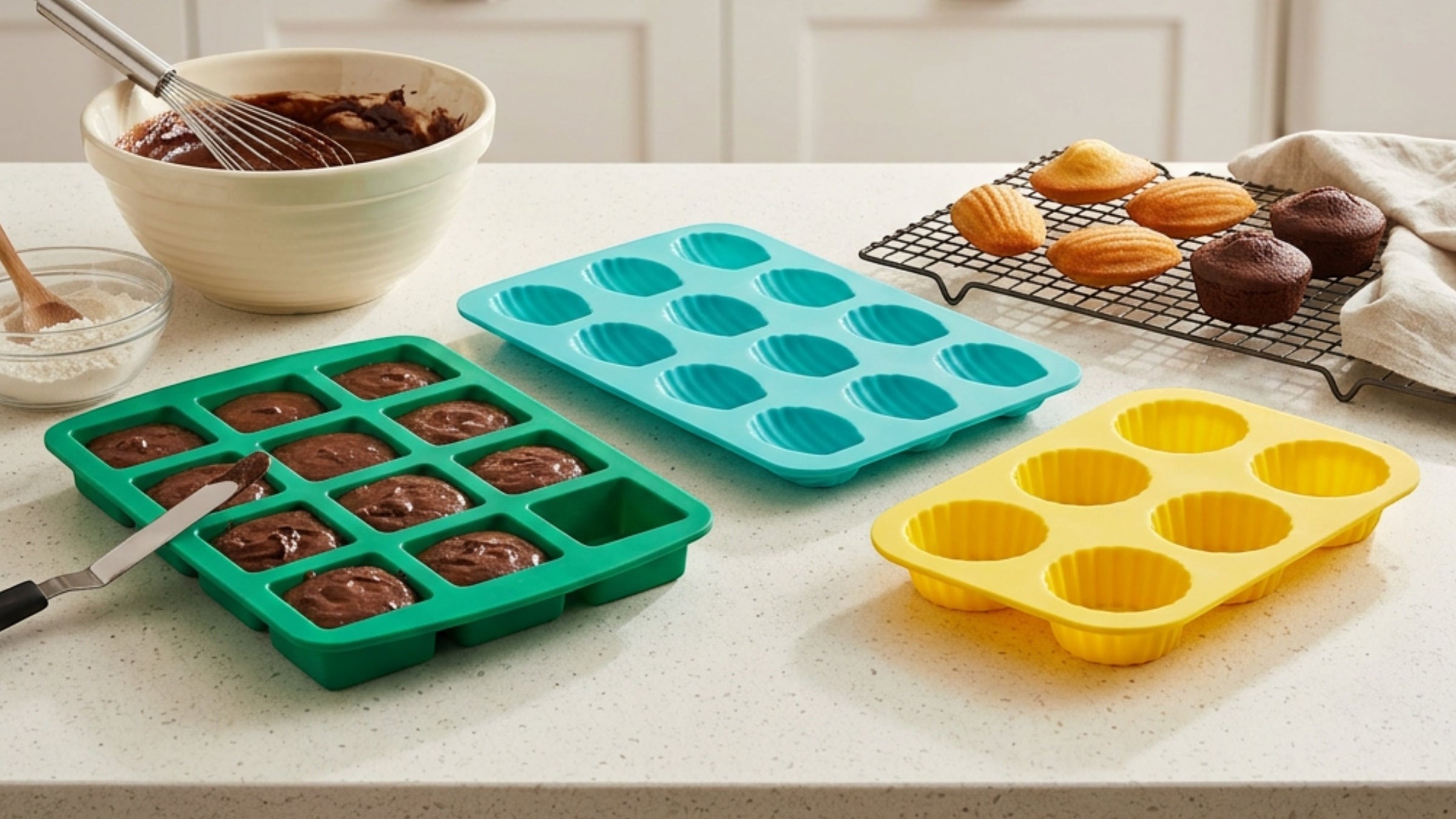Jmwvd silicone baking molds